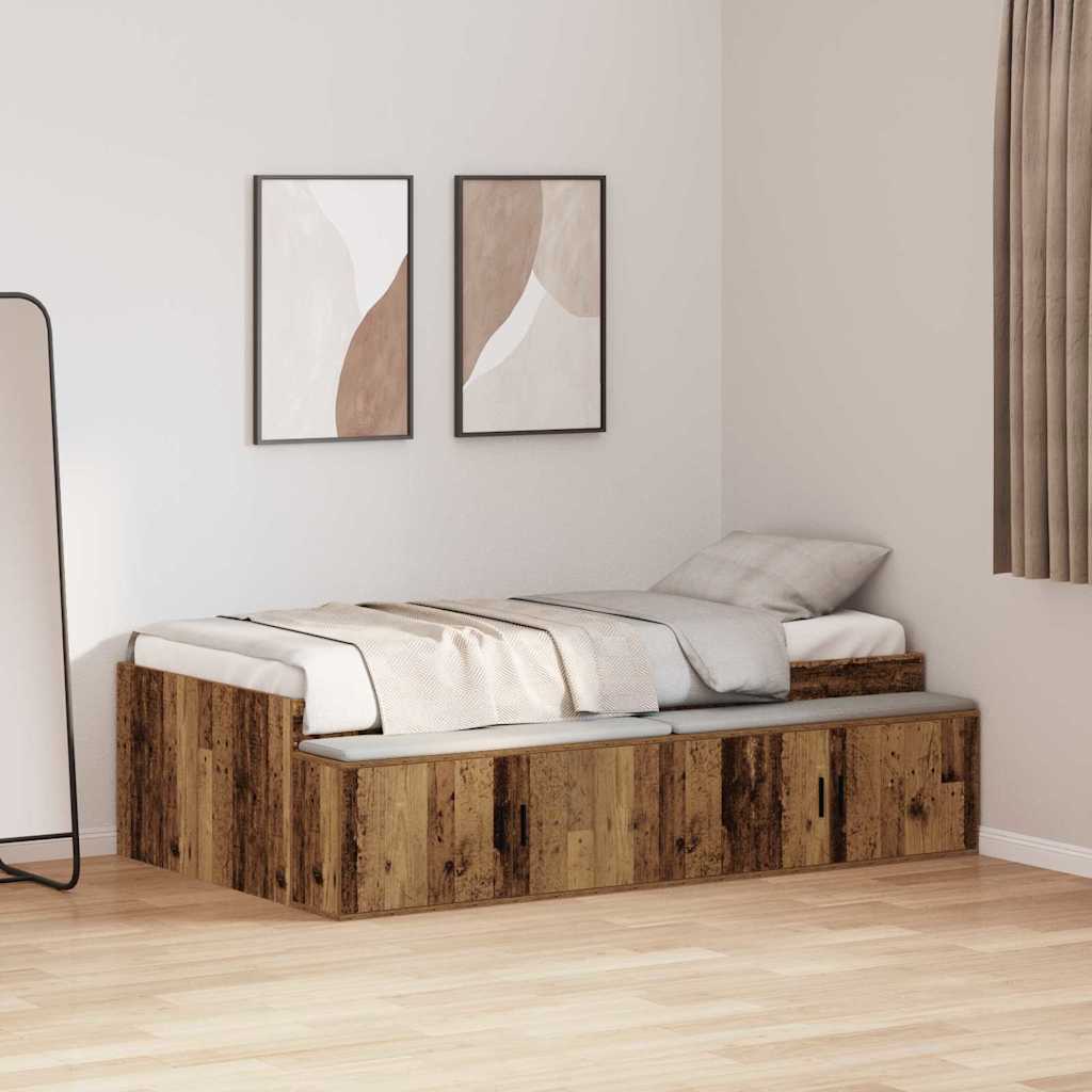 Krevetna konstrukcija Staro drvo 80 x 200 cm Konstruirano drvo