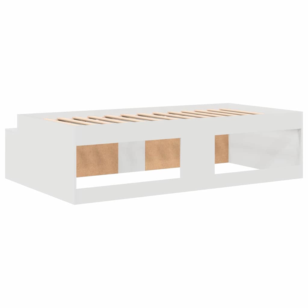 Krevetna konstrukcija Bijelo 70 x 190 cm Konstruirano drvo