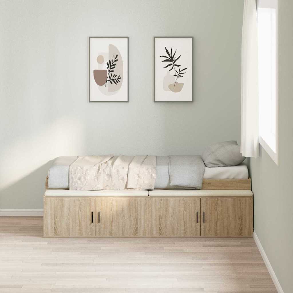 Krevetna konstrukcija s ladicama Sonoma hrast 70 x 190 cm