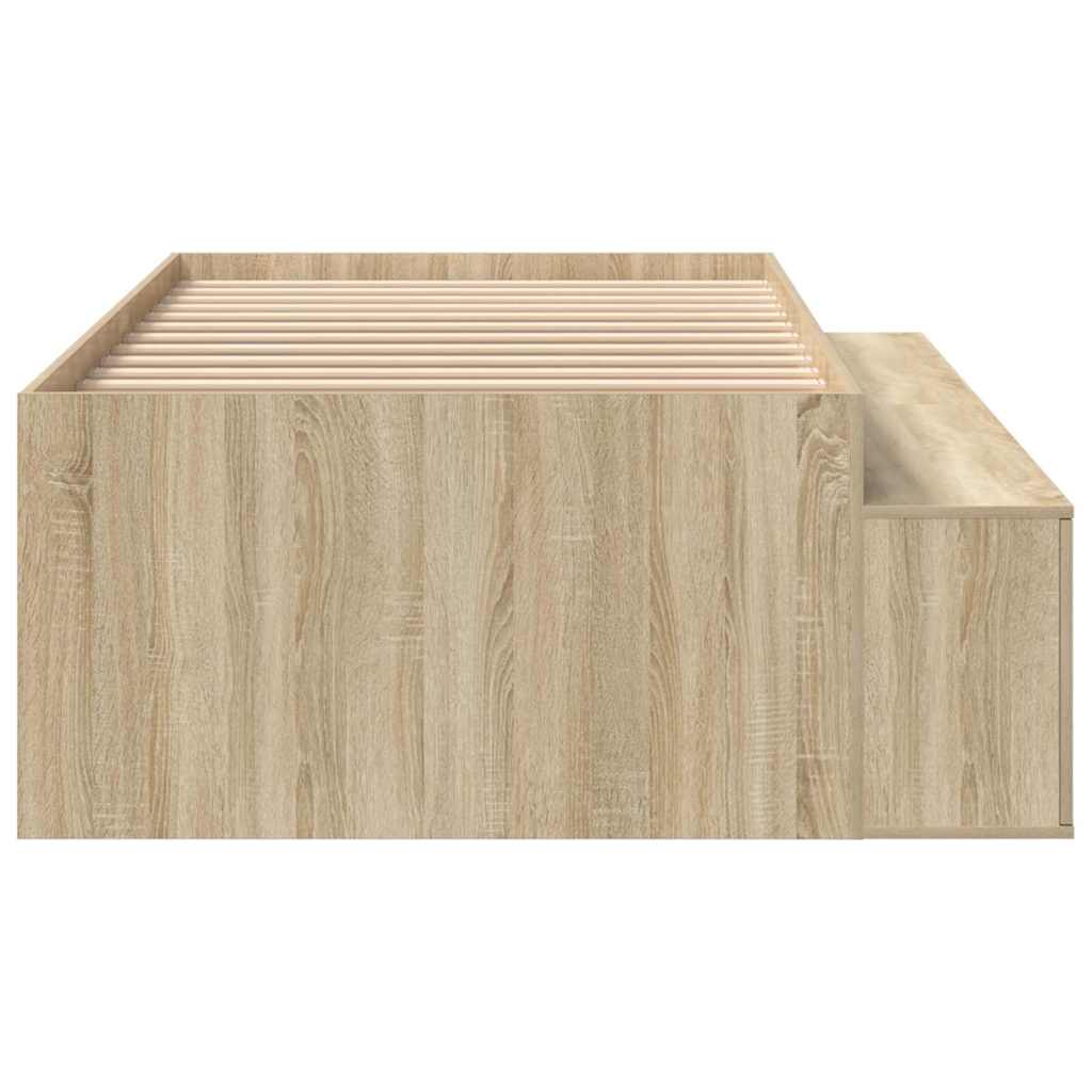 Krevetna konstrukcija s ladicama Sonoma hrast 70 x 190 cm