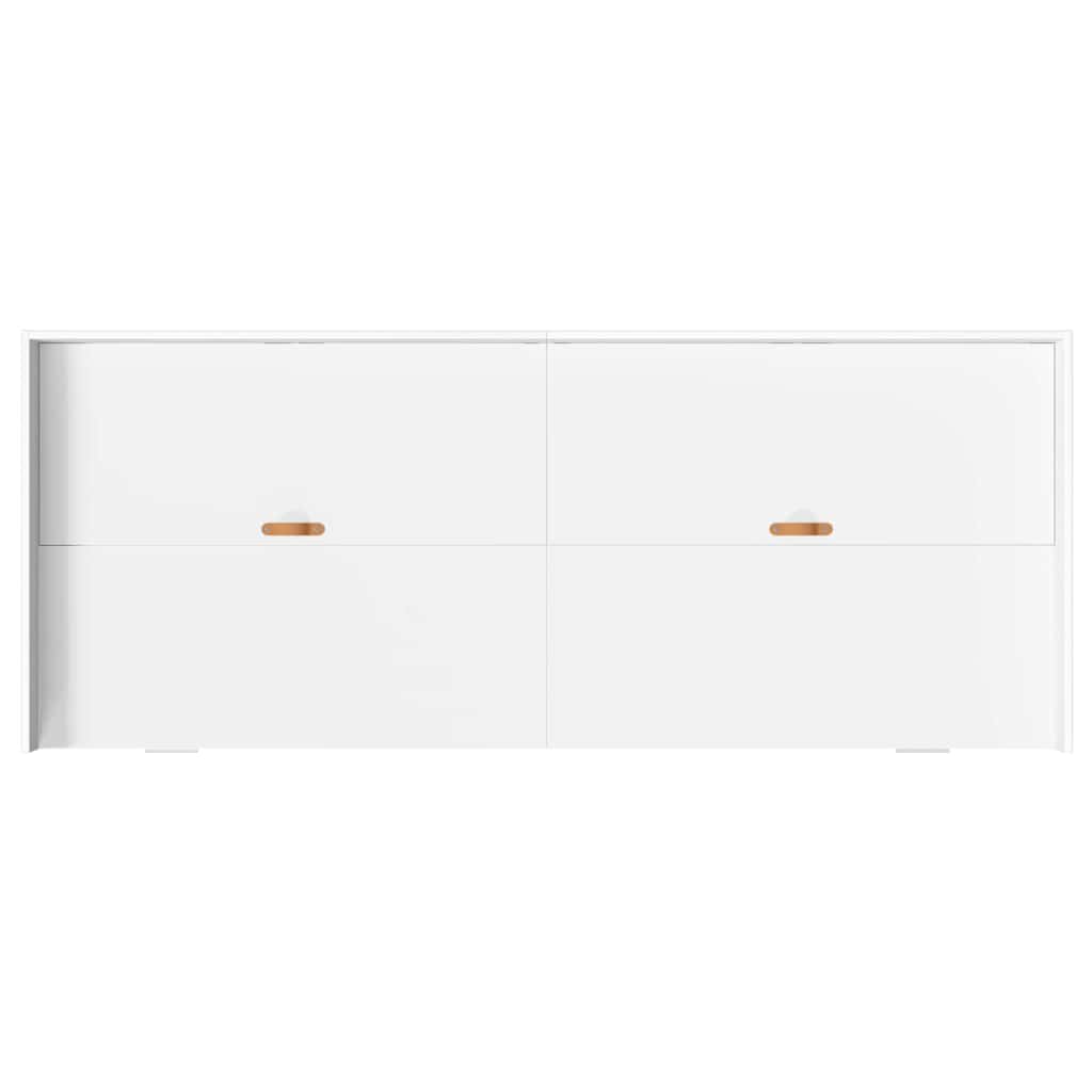 Krevetna konstrukcija Bijelo 90 x 200 cm Konstruirano drvo