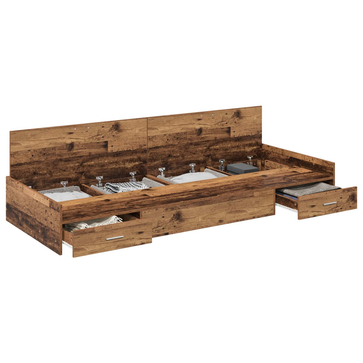Krevetna konstrukcija Staro drvo 90 x 200 cm Konstruirano drvo
