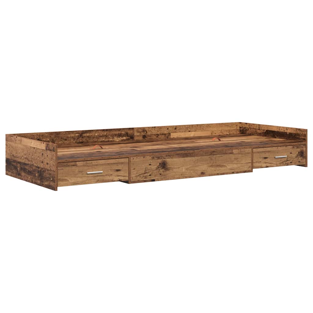 Krevetna konstrukcija Staro drvo 90 x 200 cm Konstruirano drvo