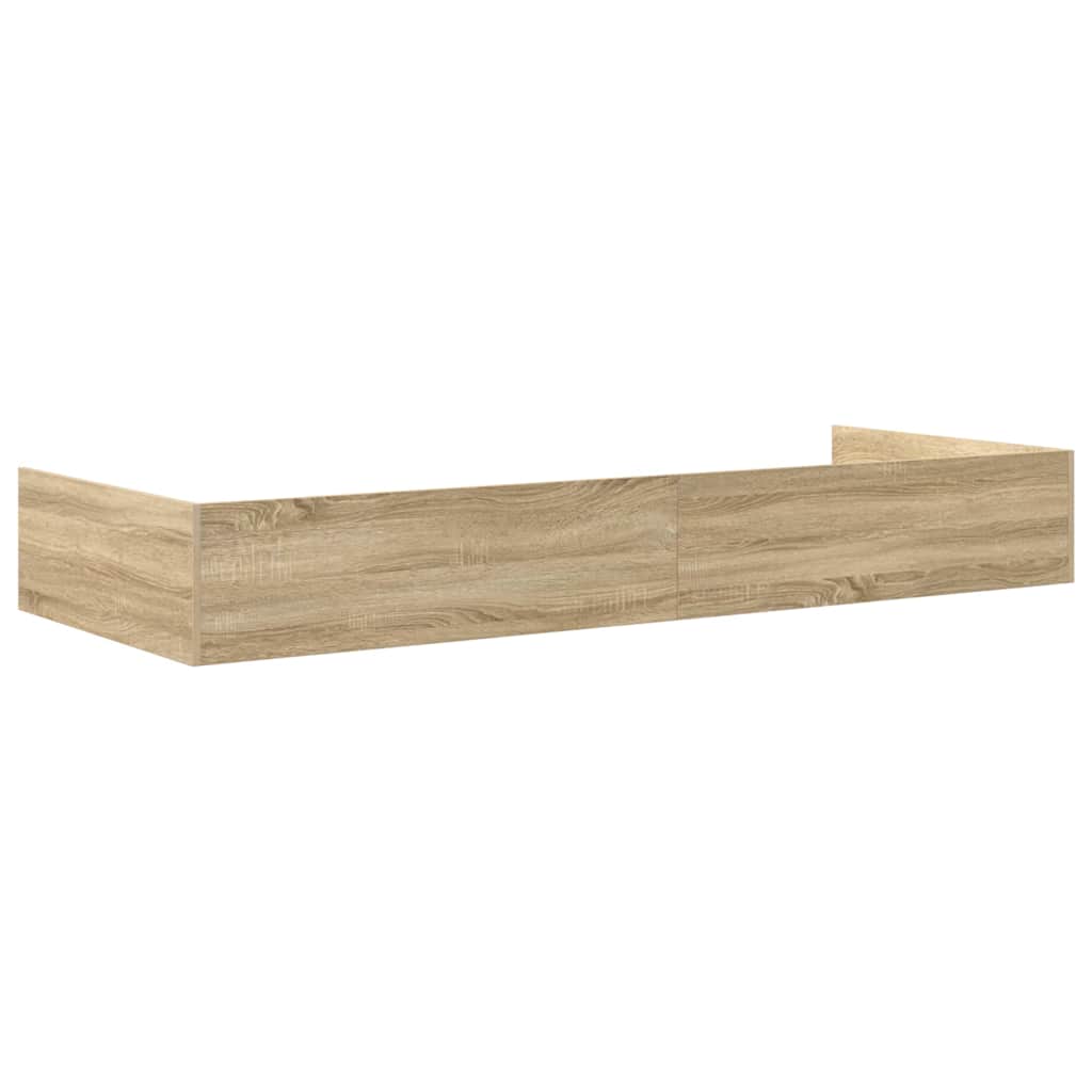Krevetna konstrukcija s ladicama Sonoma hrast 90 x 190 cm