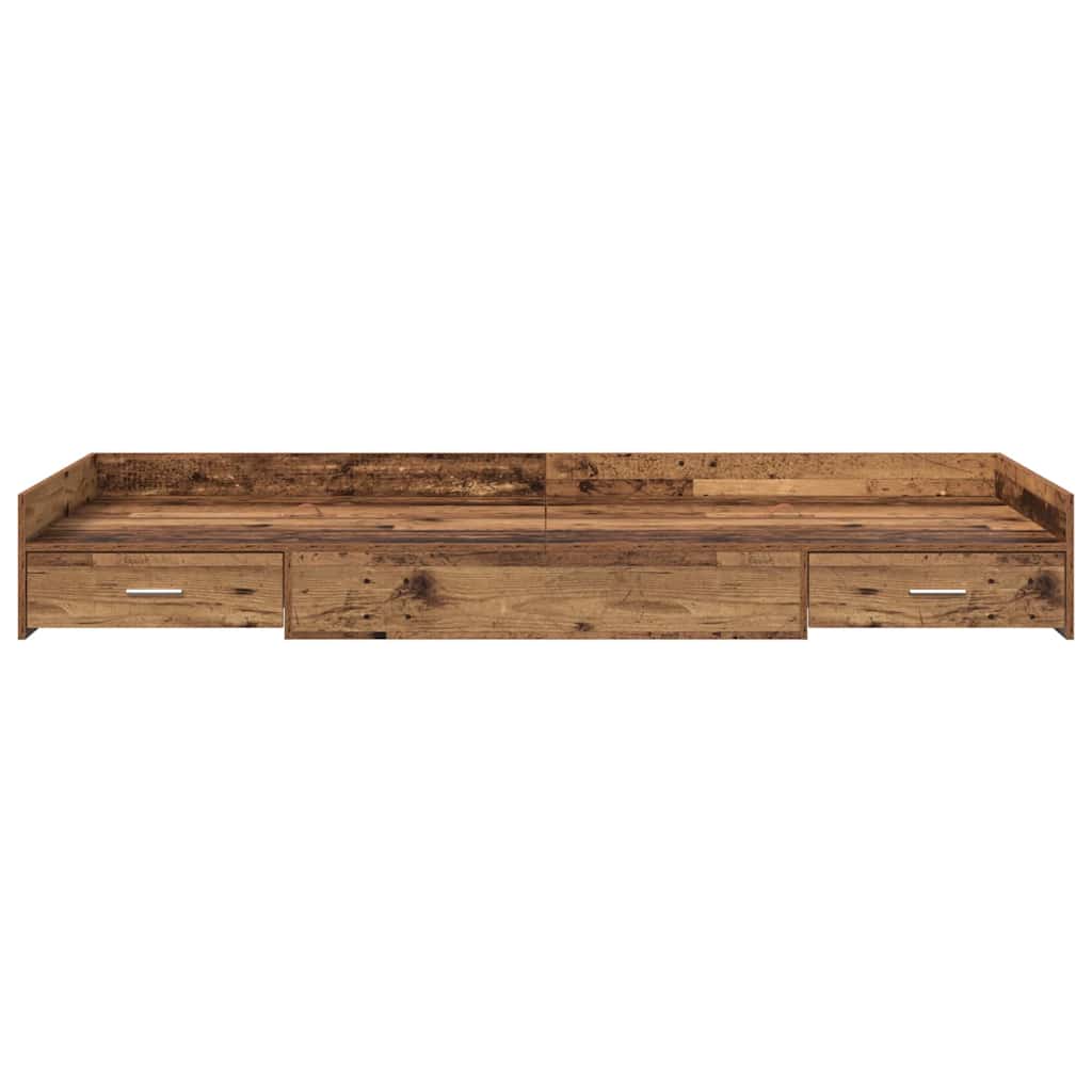 Krevetna konstrukcija Staro drvo 90 x 190 cm Konstruirano drvo