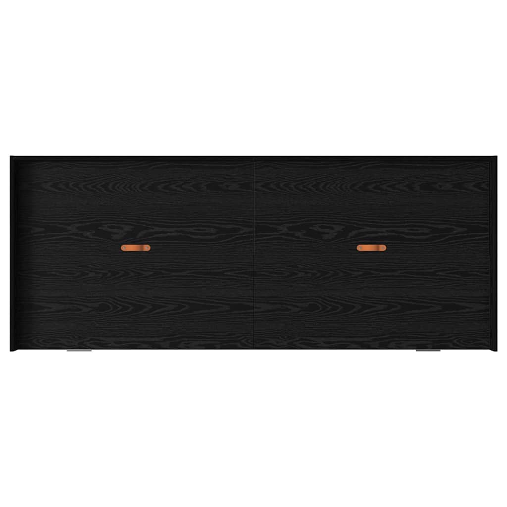 Krevetna konstrukcija Crni hrast 75 x 190 cm Konstruirano drvo