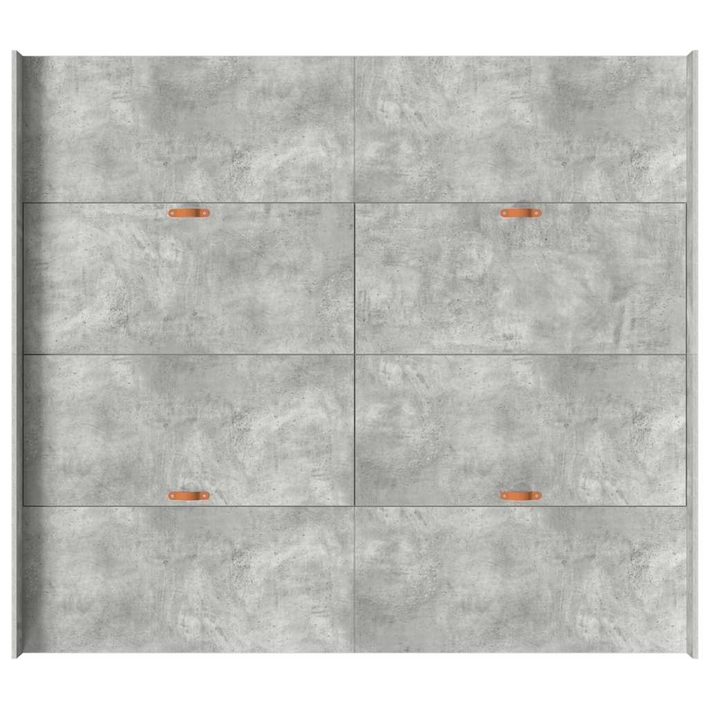 Krevet s ladicama Betonski sivi 180 x 200 cm Konstruirano drvo
