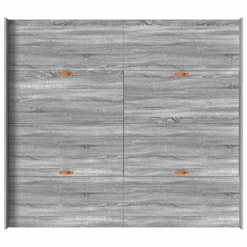 Krevet s ladicama Siva Sonoma 180 x 200 cm Konstruirano drvo