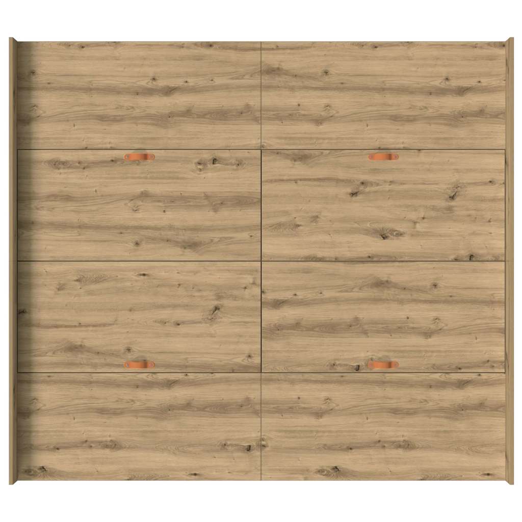 Krevet s ladicama s uzglavljem Umjetnički hrast 180 x 200 cm