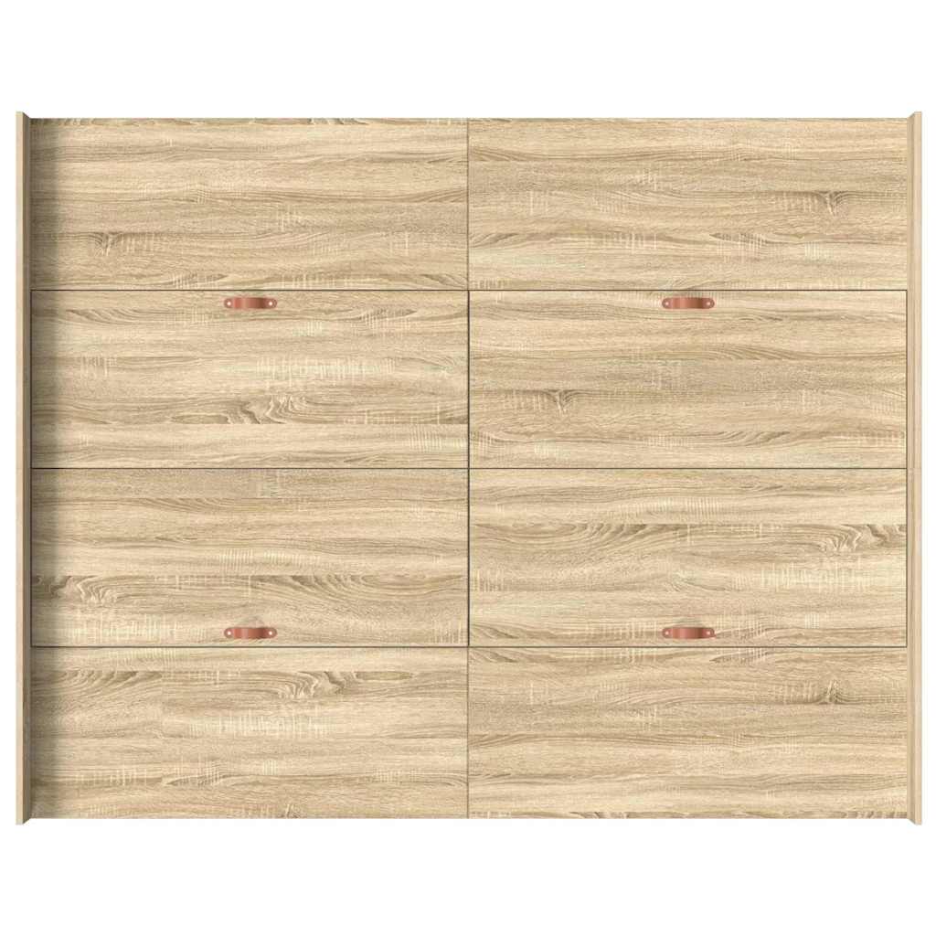 Krevet s ladicama Sonoma hrast 160 x 200 cm Konstruirano drvo