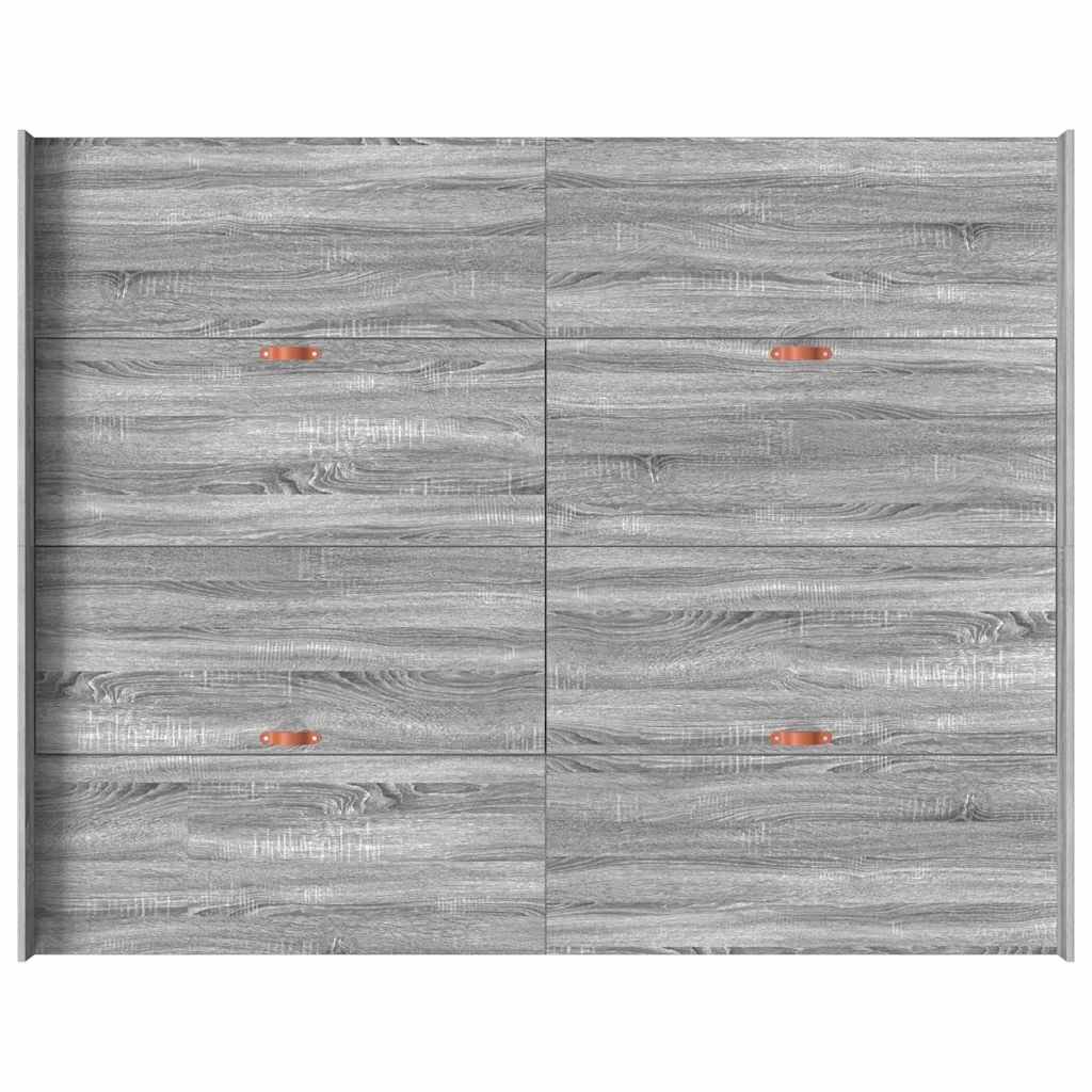 Krevet s ladicama Siva Sonoma 160 x 200 cm Konstruirano drvo