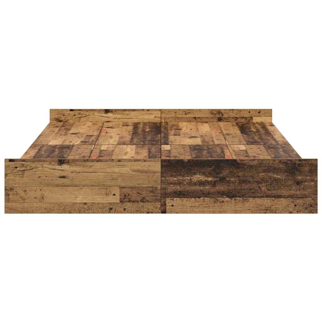 Krevet s ladicama Staro drvo 150 x 200 cm Konstruirano drvo