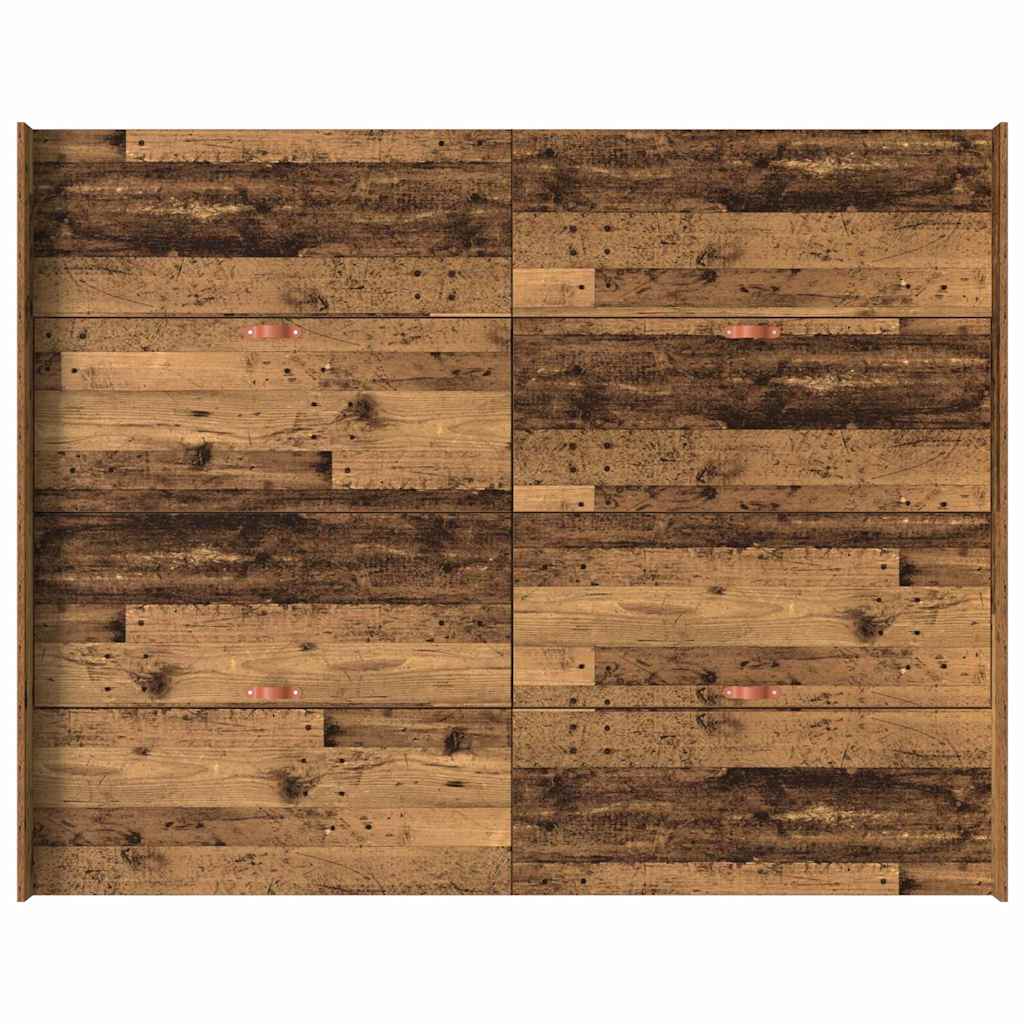 Krevet s ladicama Staro drvo 140 x 200 cm Konstruirano drvo