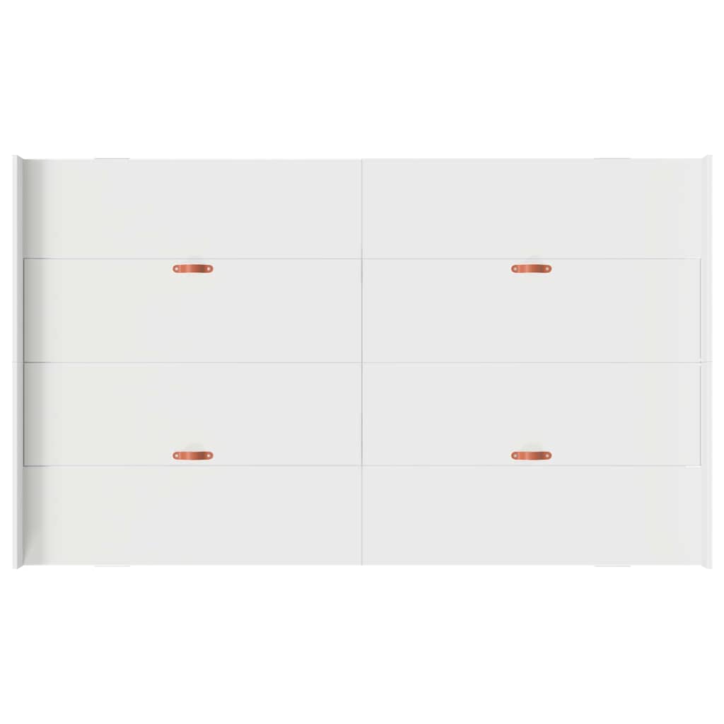 Krevet s ladicama Bijelo 120 x 190 cm Konstruirano drvo