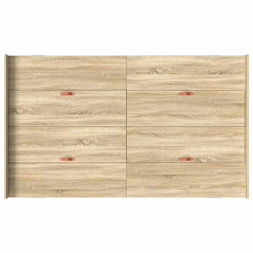 Krevet s ladicama Sonoma hrast 120 x 190 cm Konstruirano drvo