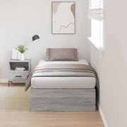 Krevet s ladicama Siva Sonoma 80 x 200 cm Konstruirano drvo