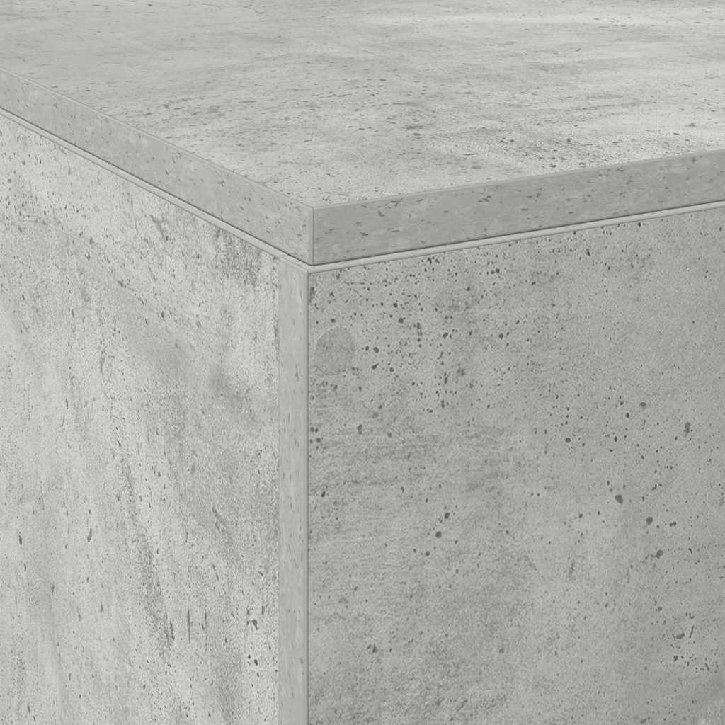 Krevet s ladicama Betonski sivi 150 x 200 cm Konstruirano drvo