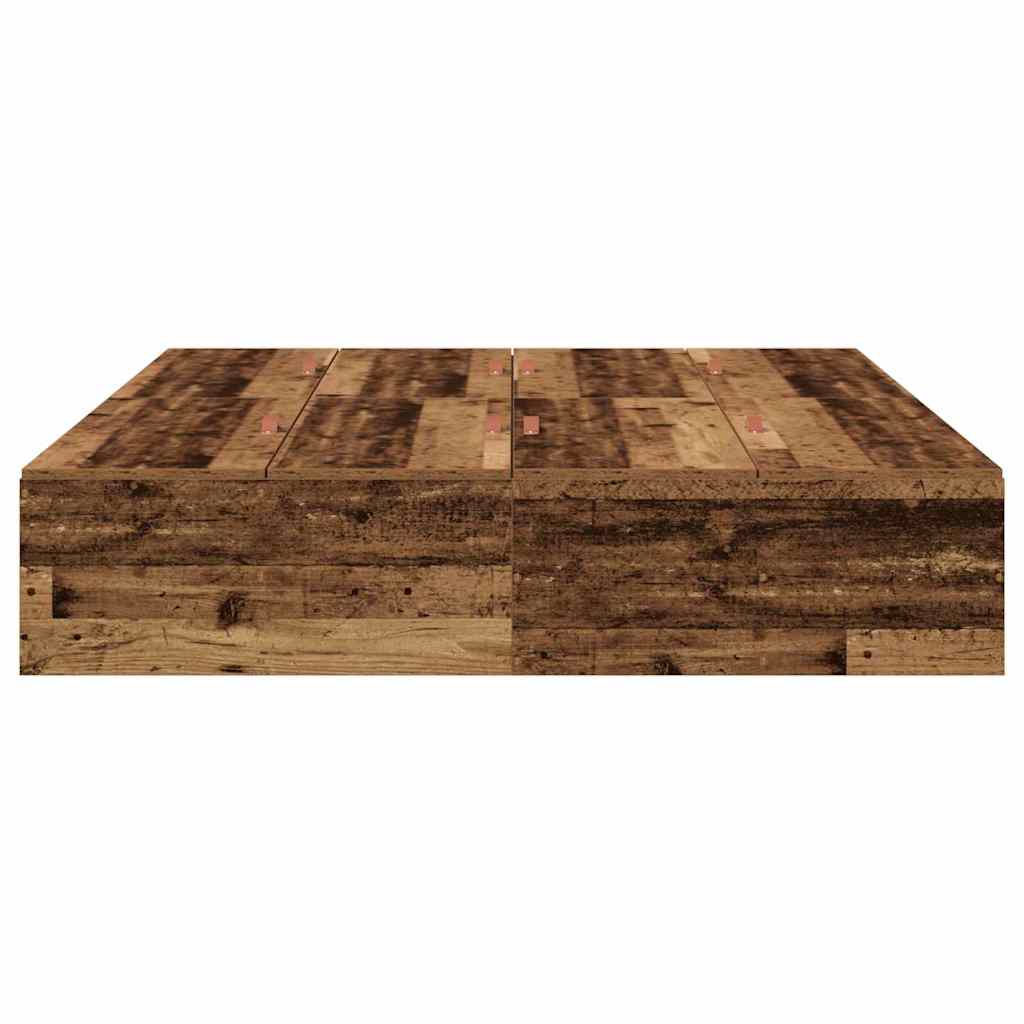 Krevet s ladicama Staro drvo 150 x 200 cm Konstruirano drvo
