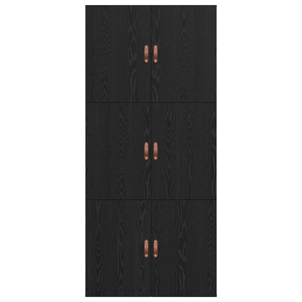 Krevet s ladicama Crni hrast 90 x 190 cm Konstruirano drvo