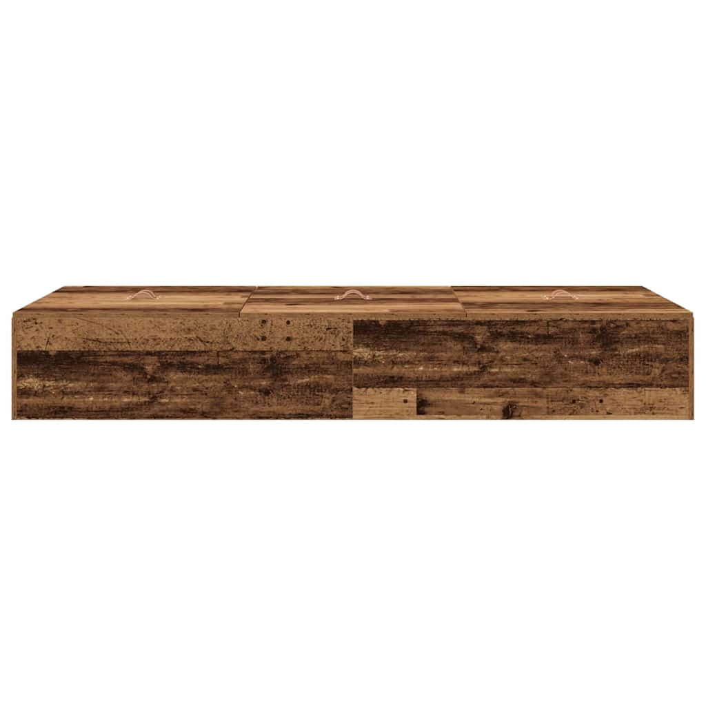 Krevet s ladicama Staro drvo 90 x 190 cm Konstruirano drvo