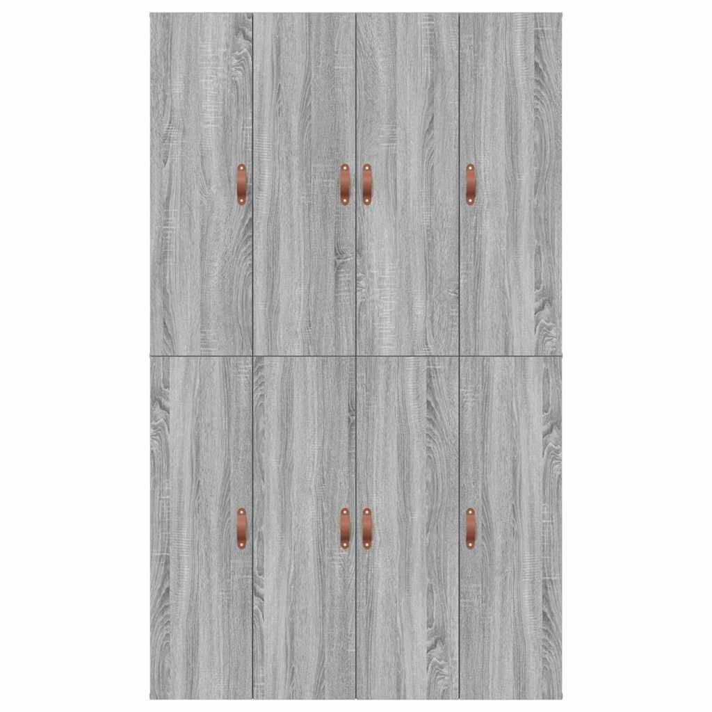 Krevet s ladicama Siva Sonoma 120 x 190 cm Konstruirano drvo