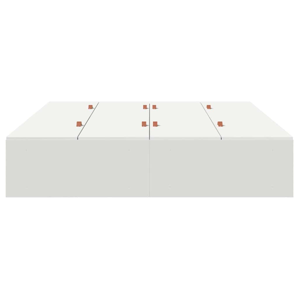 Krevet s ladicama Bijelo 135 x 190 cm Konstruirano drvo