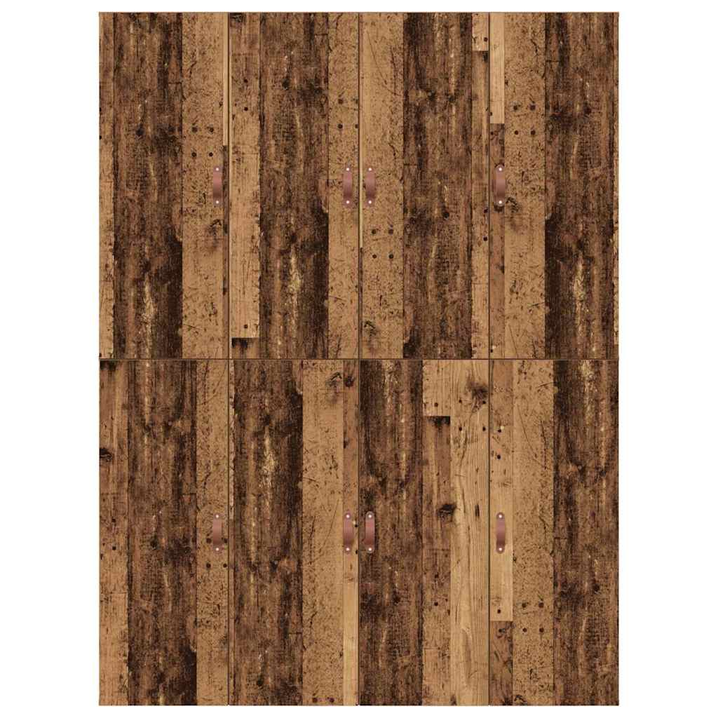 Krevet s ladicama Staro drvo 135 x 190 cm Konstruirano drvo