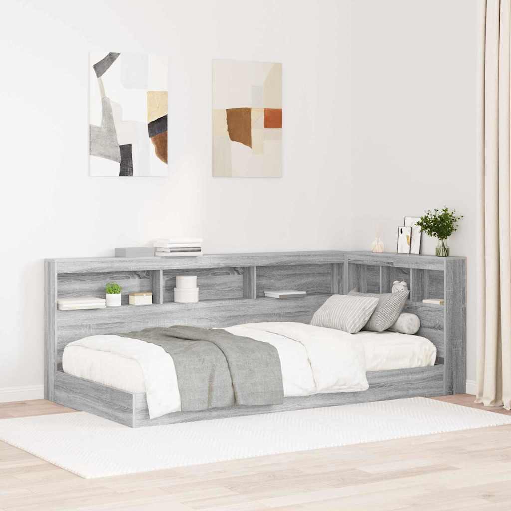 Skladišno uzglavlje Siva Sonoma 90 cm Konstruirano drvo
