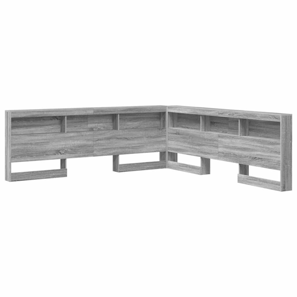 Skladišno uzglavlje Siva Sonoma 180 cm Konstruirano drvo