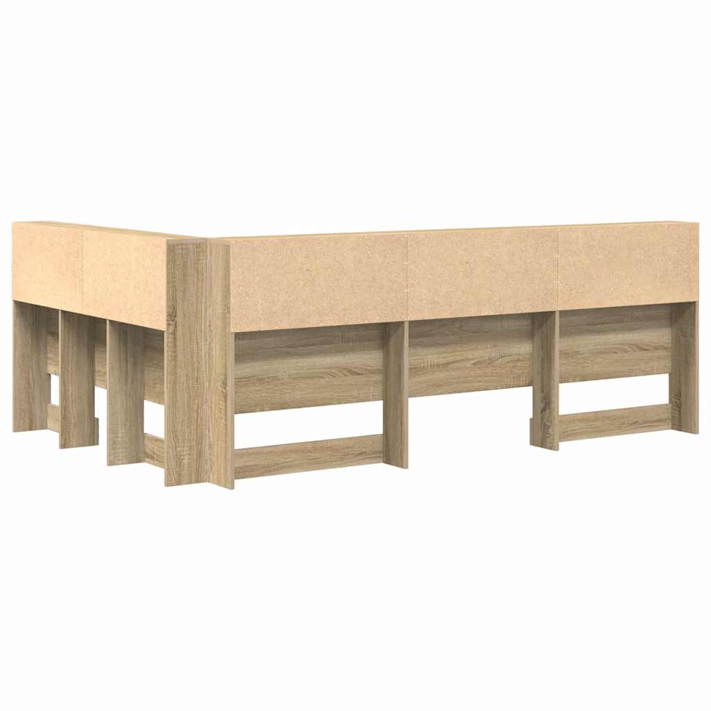 Skladišno uzglavlje Sonoma hrast 207,5 x 137,5 x 76,5 cm