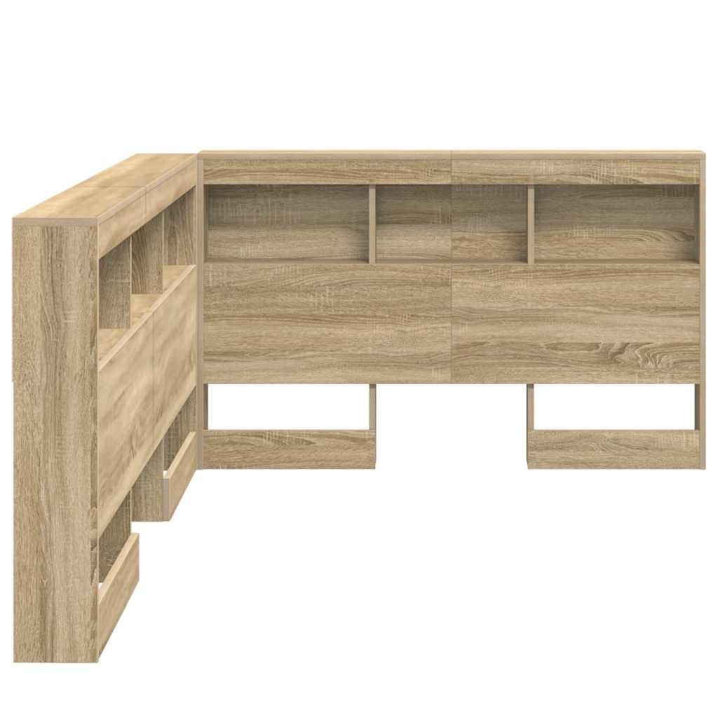 Skladišno uzglavlje Sonoma hrast 207,5 x 137,5 x 76,5 cm