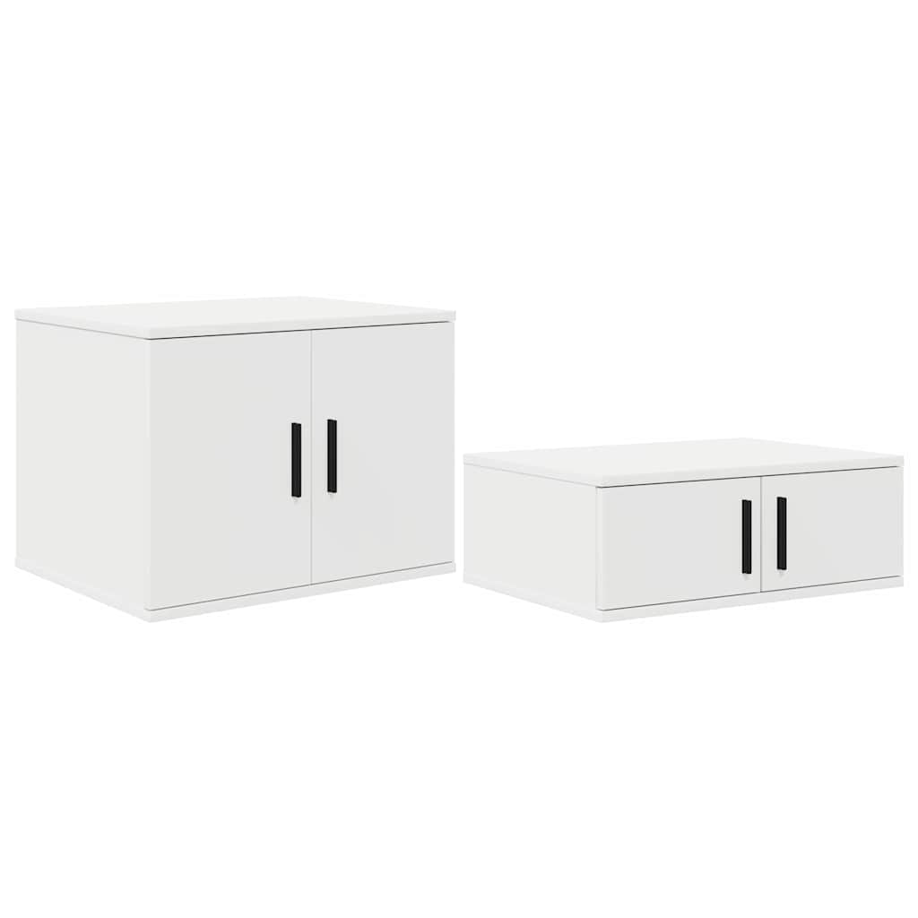 Krevet s ladicama Bijela 80 cm Konstruirano drvo