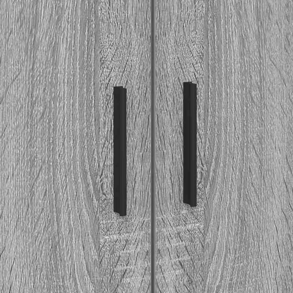 Krevet s ladicama Siva Sonoma 75 cm Konstruirano drvo