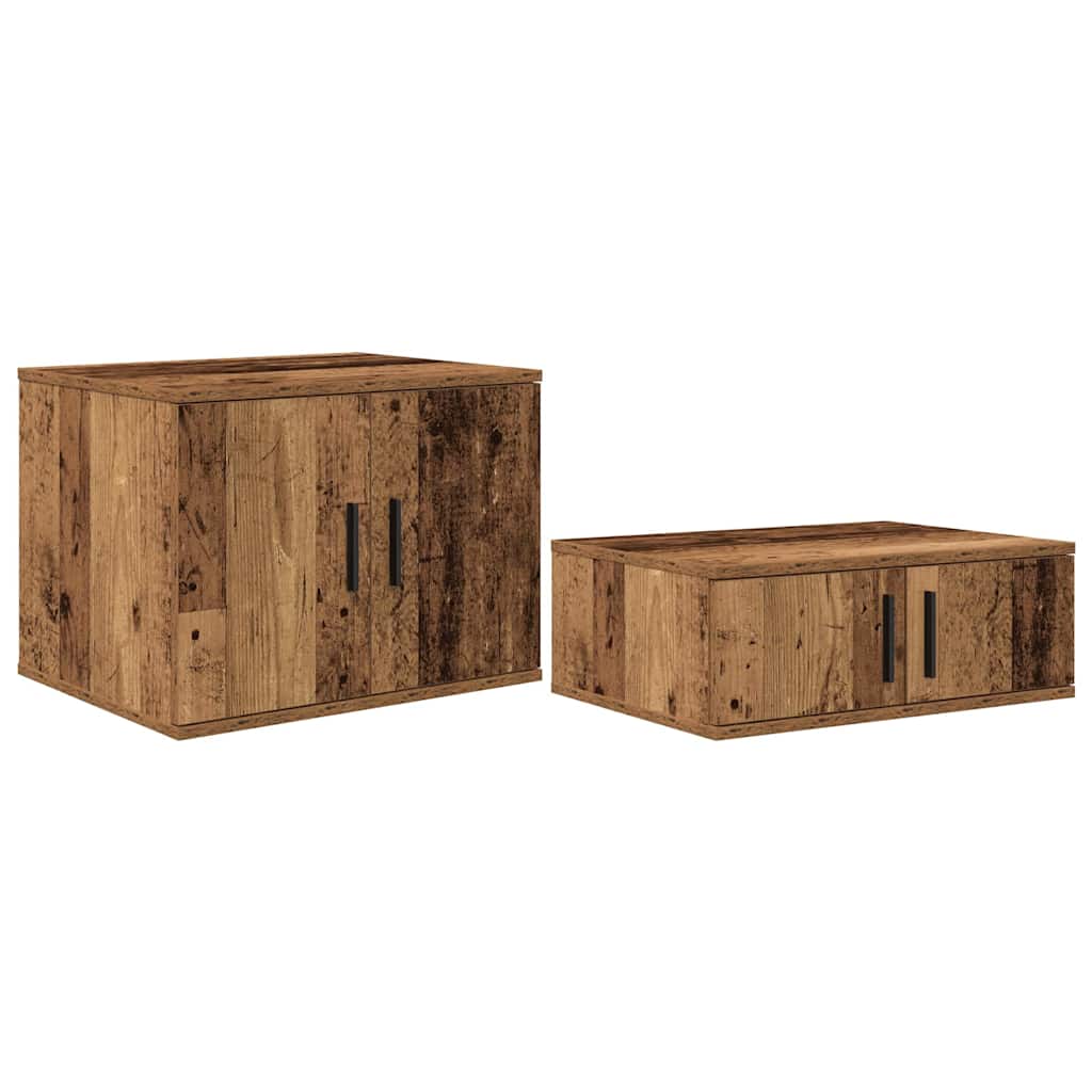 Krevet s ladicama s pohranom Staro drvo 234 x 103 x 53.5 cm