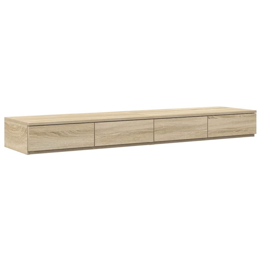 Krevet s ladicama Sonoma hrast 150 cm Konstruirano drvo
