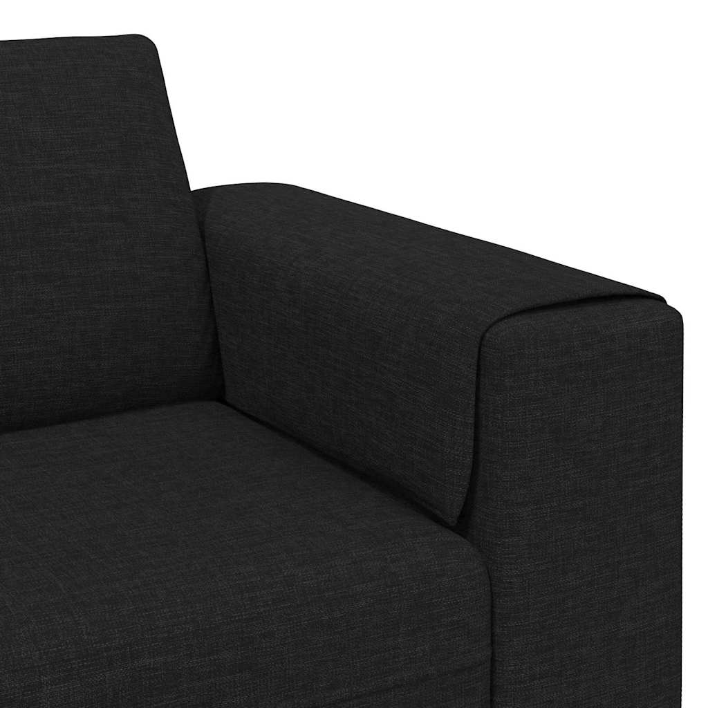 Kauč za dnevni boravak Crna 250 x 77 x 76 cm Poliester