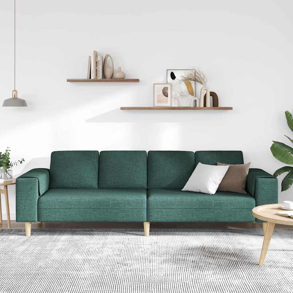 Kauč za dnevni boravak Tamnozelena 250 x 77 x 76 cm Poliester