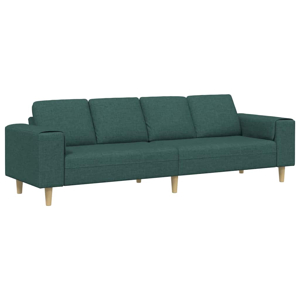 Kauč za dnevni boravak Tamnozelena 250 x 77 x 76 cm Poliester