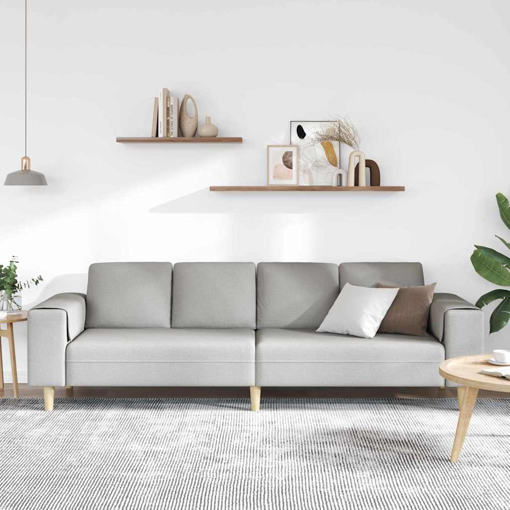 Kauč za dnevni boravak Oblačnosiva 250 x 77 x 76 cm Poliester