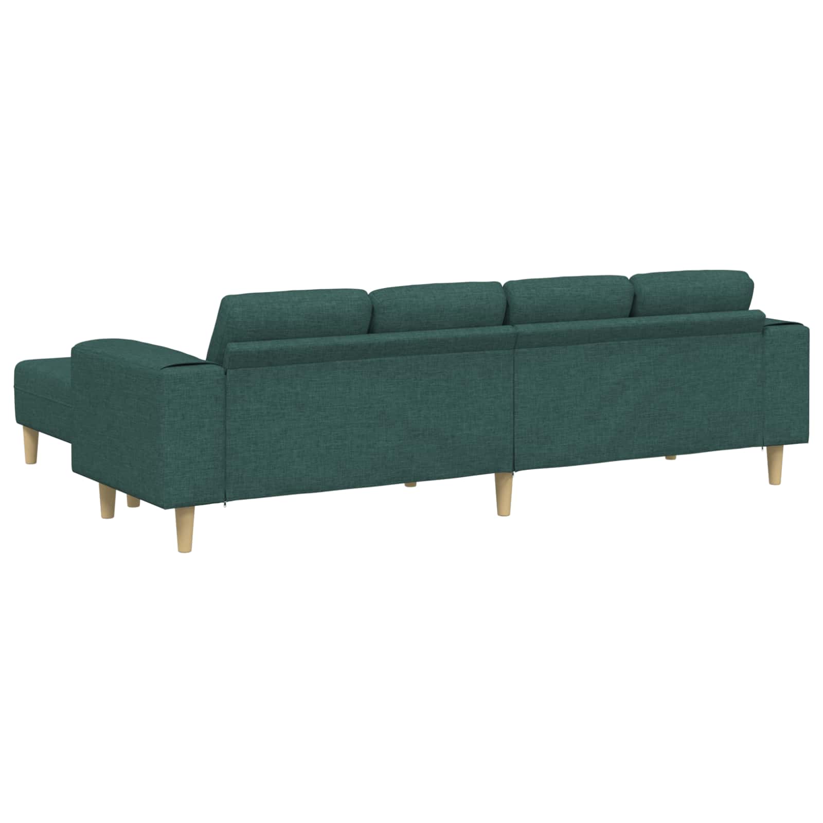 Kauč za dnevni boravak 3 pcs Tamnozelena Poliester