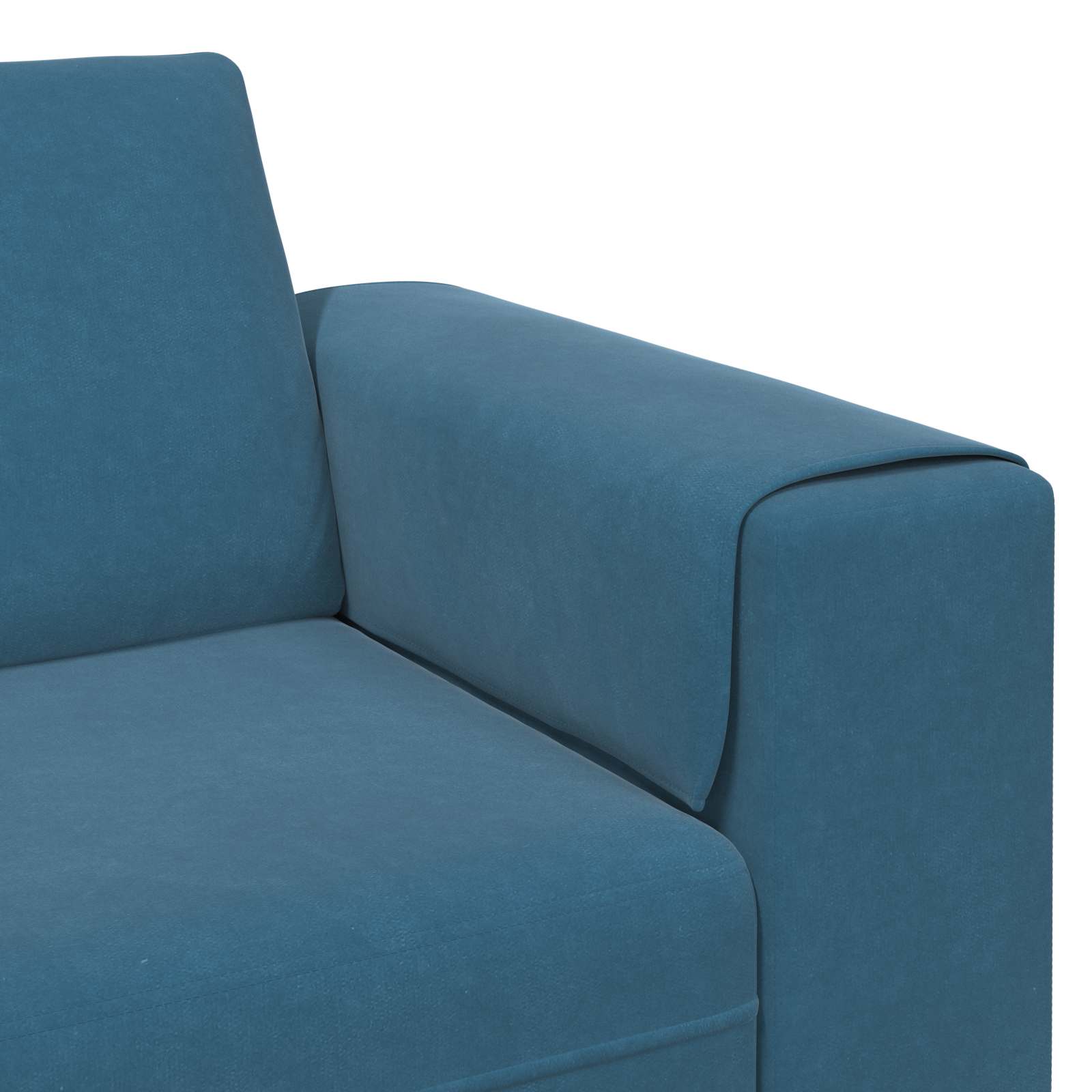 Kauč za dnevni boravak 3 pcs Plava 250 x 188 x 76 cm
