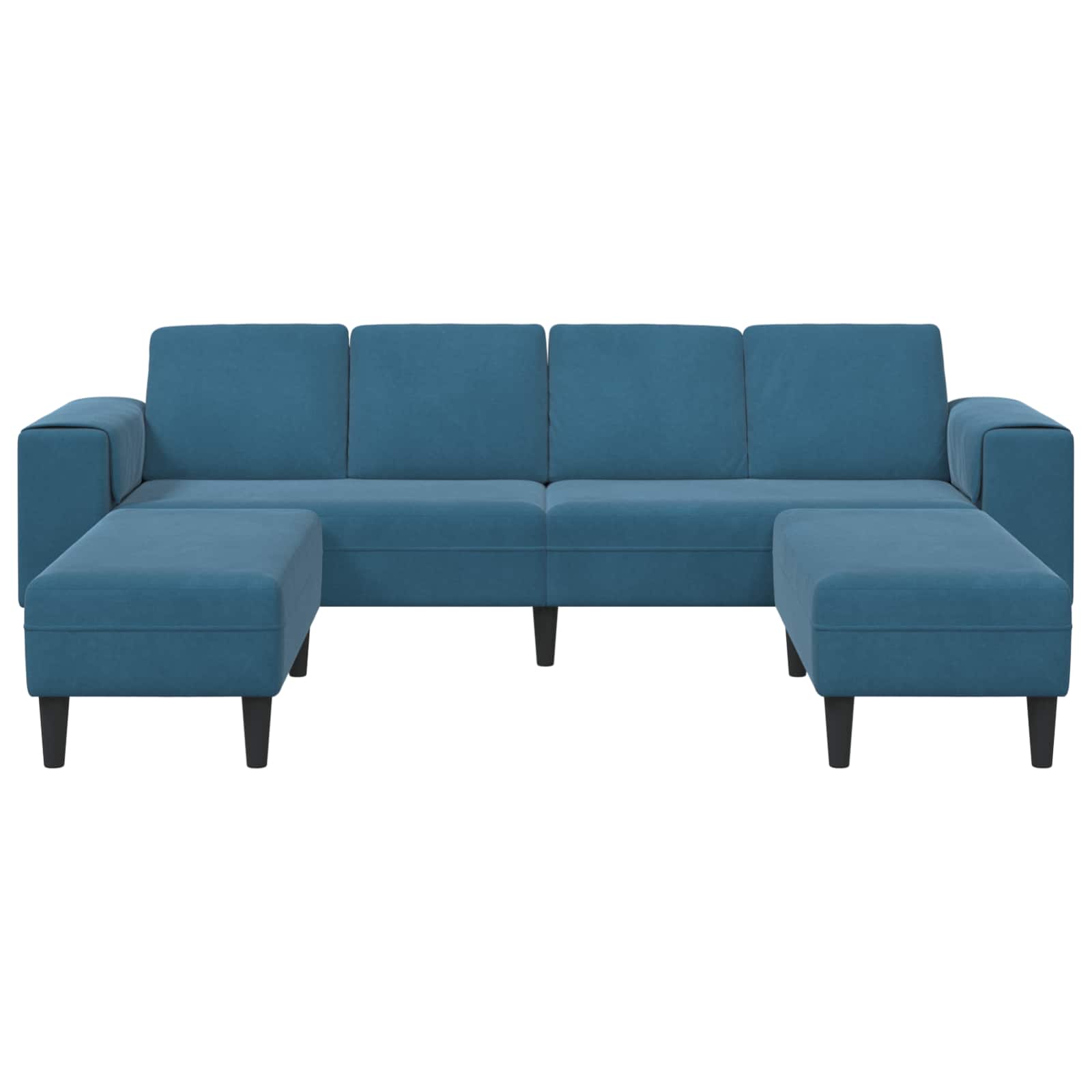 Kauč za dnevni boravak 3 pcs Plava 250 x 188 x 76 cm