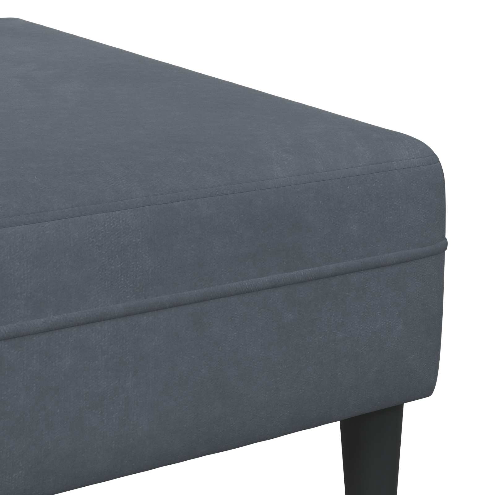 Kauč za dnevni boravak 3 pcs Tamno siva 250 x 188 x 76 cm