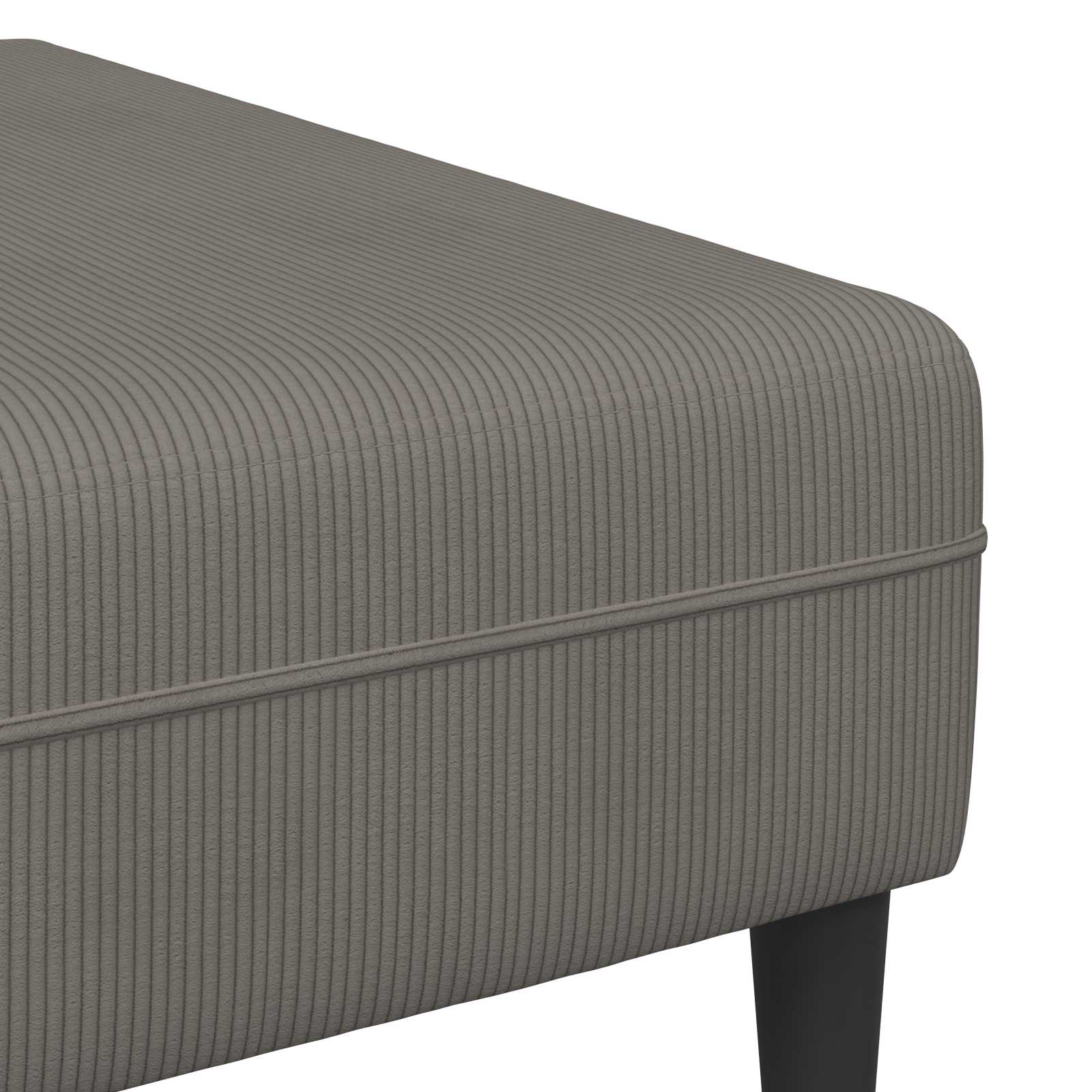 Sofa Svijetlo siva 250 x 188 x 76 cm Kordura tekstil
