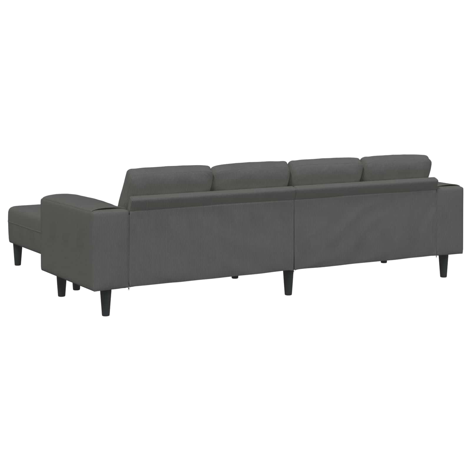 Sofa Tamno siva 250 x 188 x 76 cm Kordura tekstil