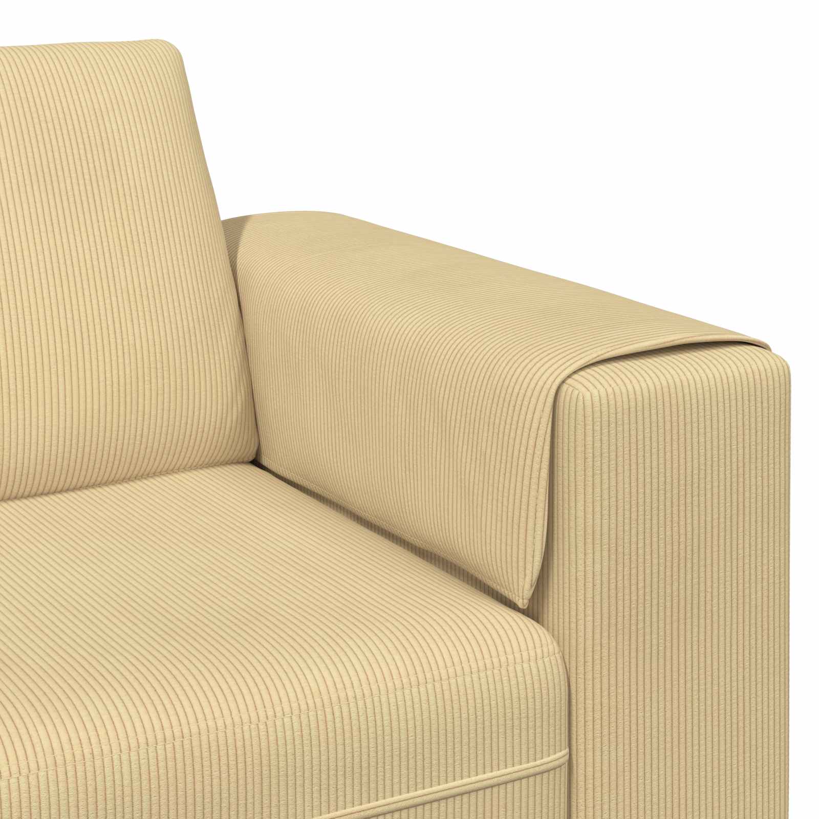 Sofa Siva zelena 250 x 188 x 76 cm Kordura tekstil