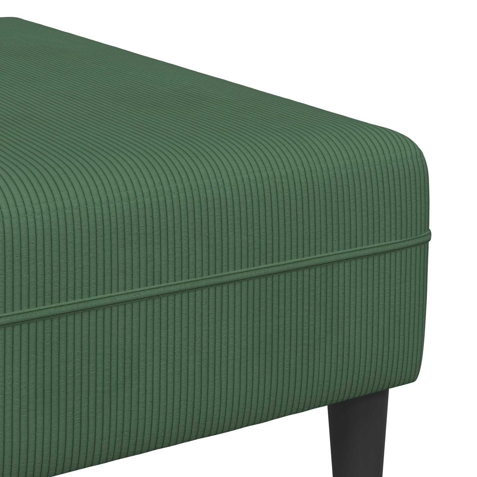 Sofa Tamnozelena 250 x 188 x 76 cm Kordura tekstil
