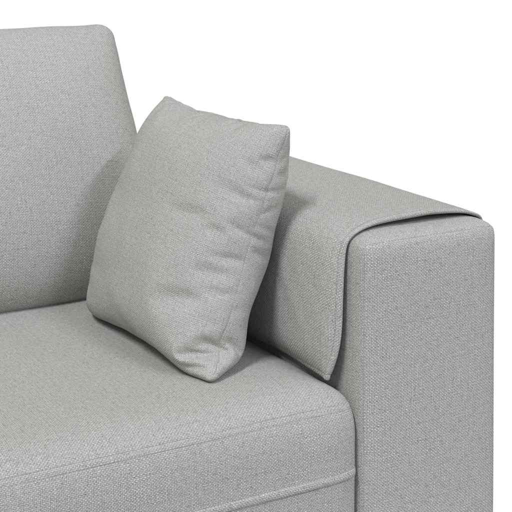Sofa Oblačnosiva 250 x 77 x 76 cm tkanina