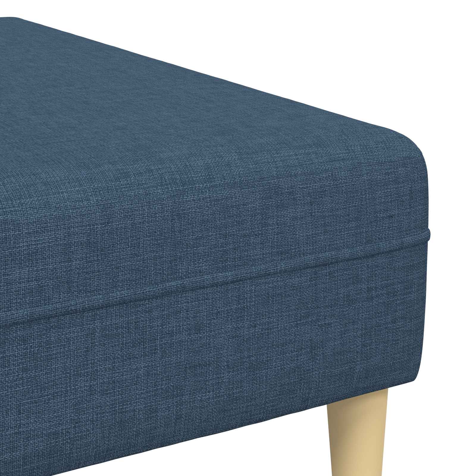 Sofa s jastukom 3 pcs Plava tkanina