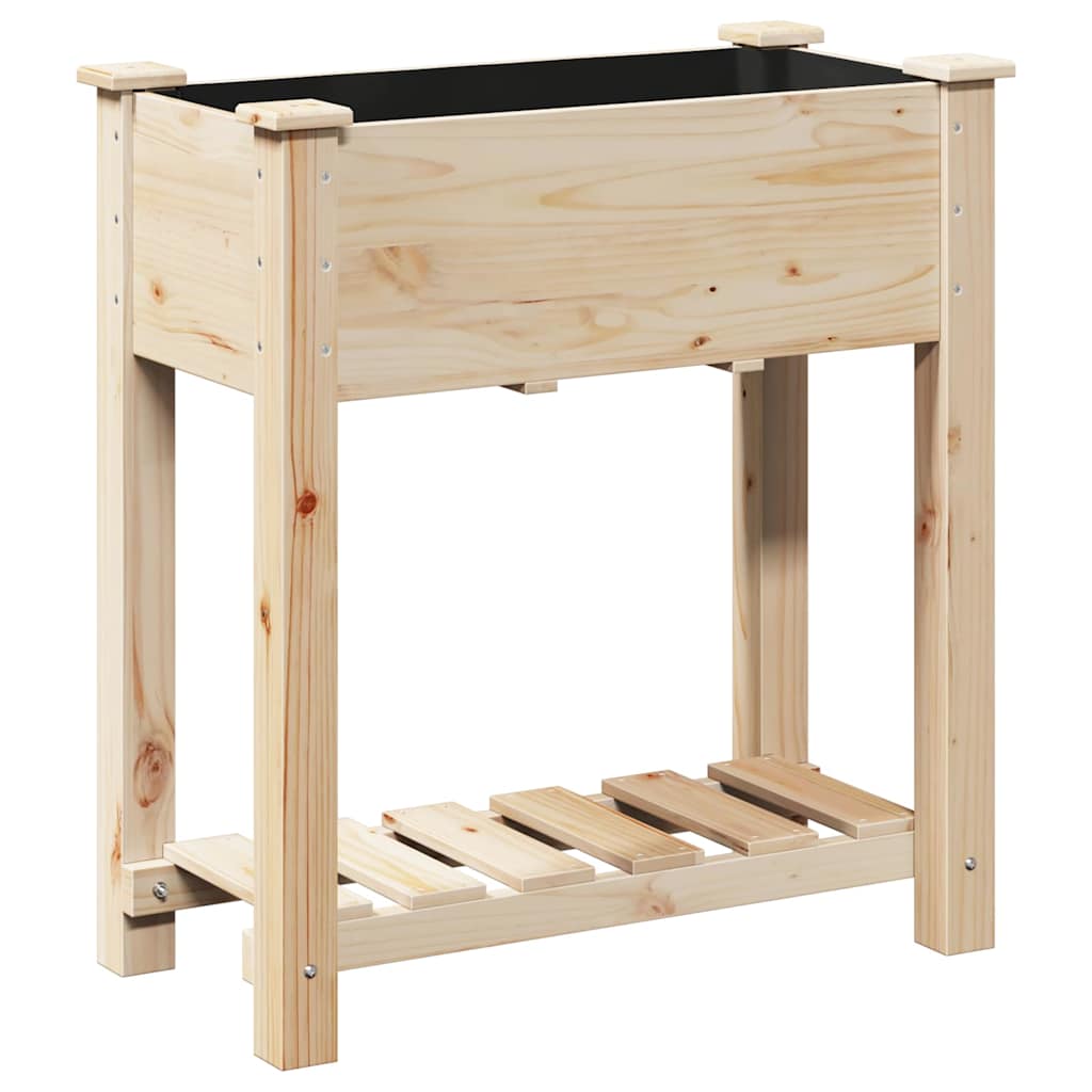 Vrtna saksija Bež 71 x 37 x 76,5 cm Čvrsto drvo jele